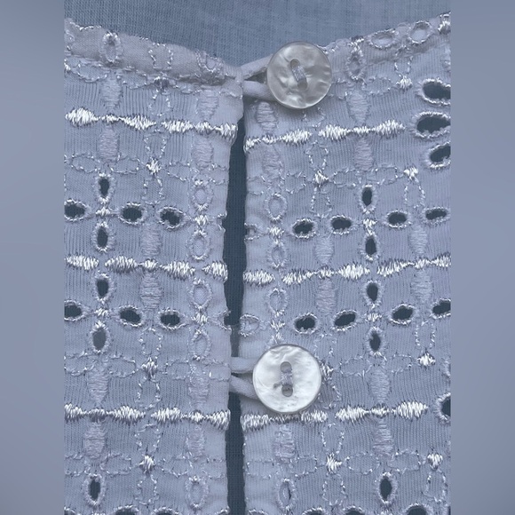 La Perla nightgown sleepwear white cotton mini size medium - Picture 5 of 12